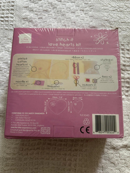 Stitch-it Love Hearts Kit by The Little Experience