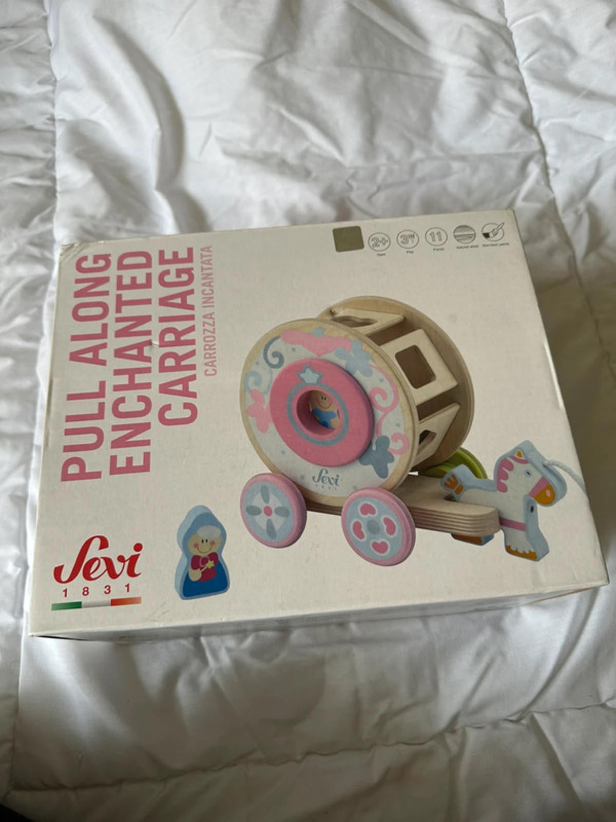 Sevi Pull Along Enchanted Carriage