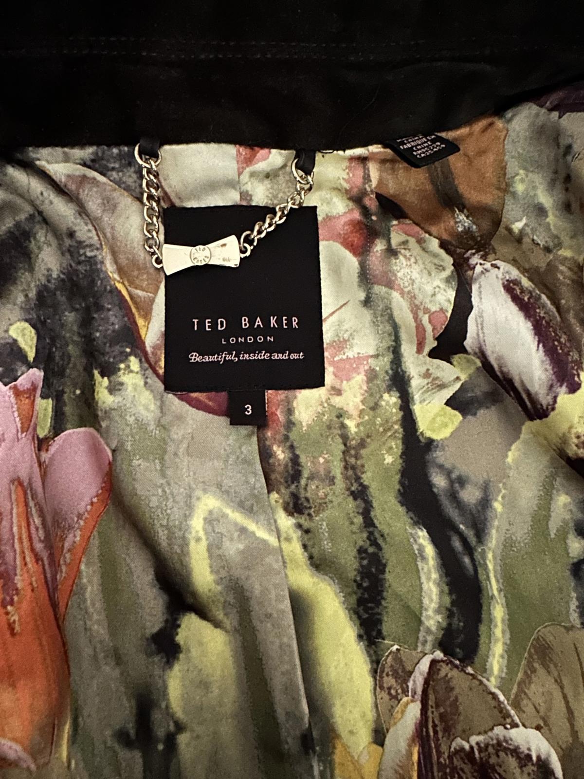 Ted Baker Quilted Jacket with Floral Lining