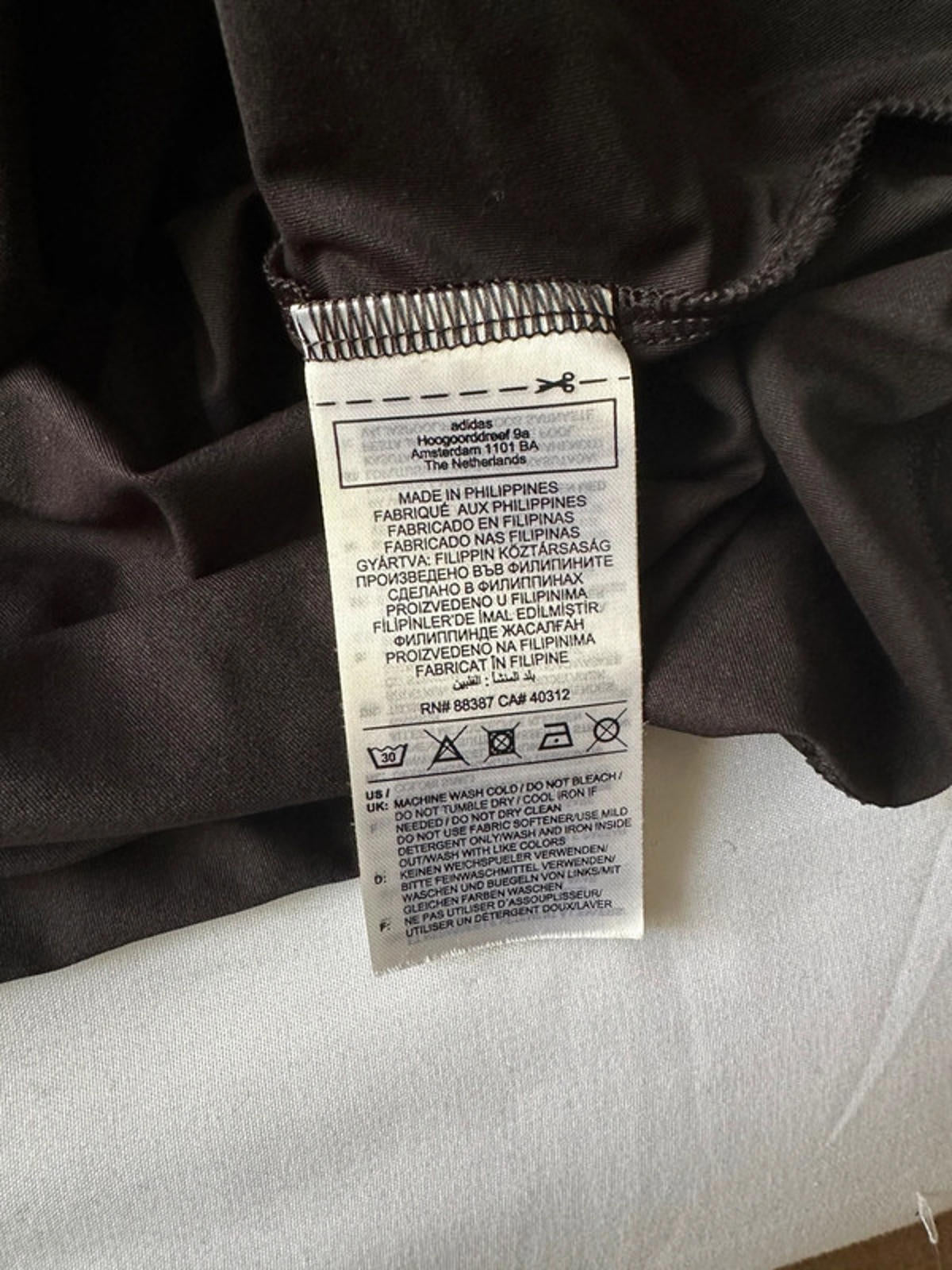 Adidas Aerolady Black T-Shirt with Zebra Print