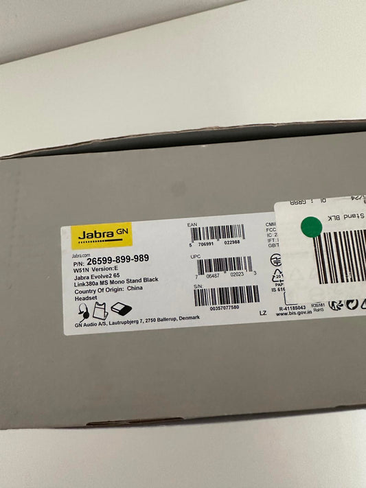 Jabra Evolve2 65 Wireless Headset (Teams‑Certified)