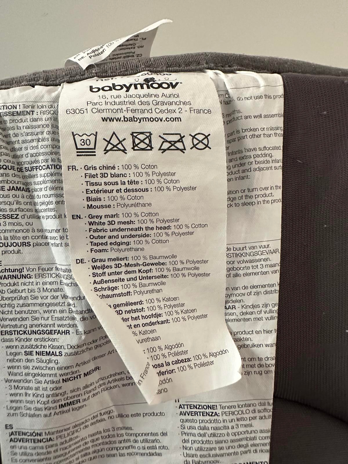 Babymoov Cosydream & Newborn Support Bundle – Grey