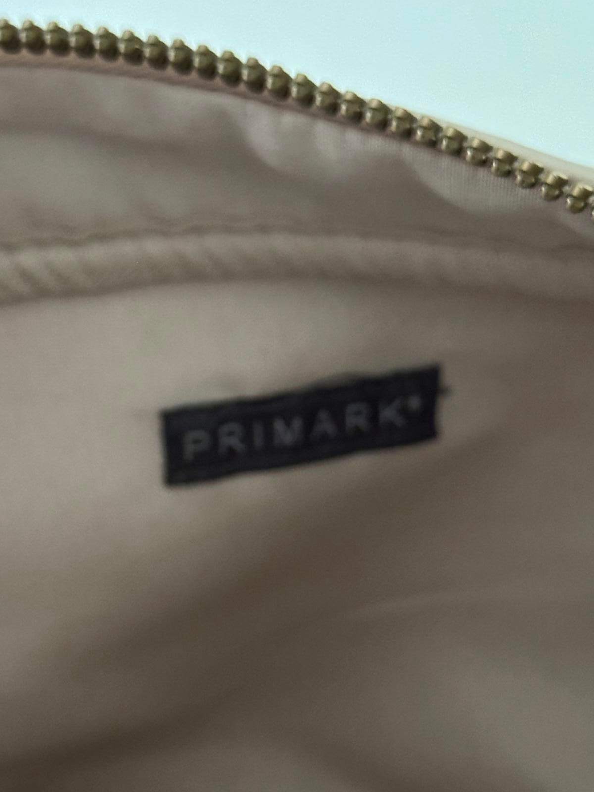 Primark Beige Quilted Crossbody Bag with Wide Strap
