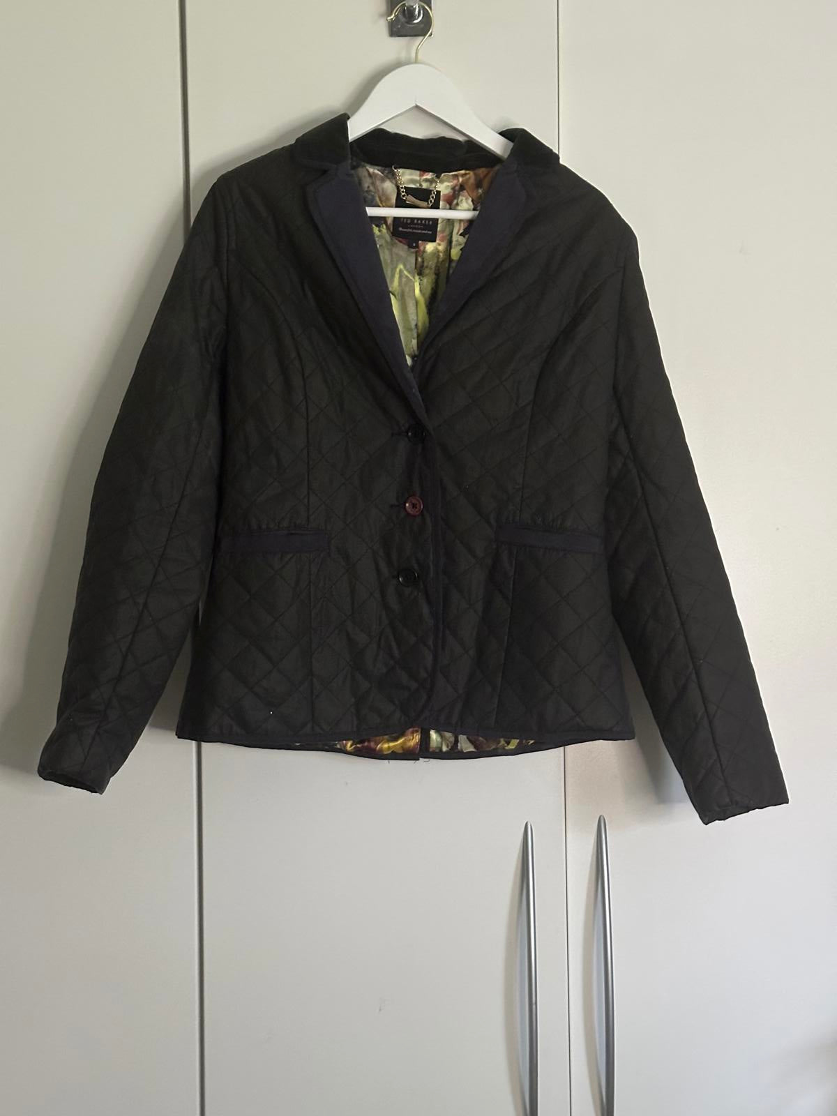 Ted Baker Quilted Jacket with Floral Lining
