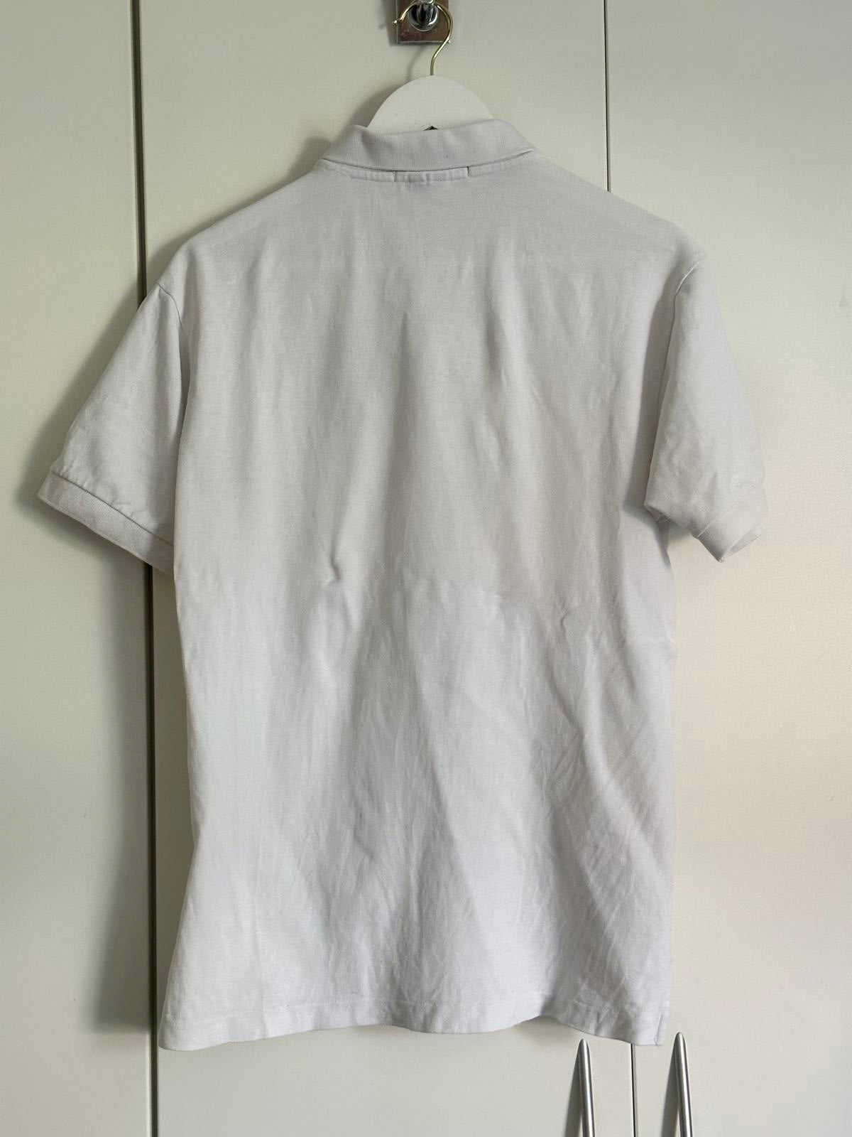 Polo Ralph Lauren Men's White Custom Fit Polo Shirt – Size L