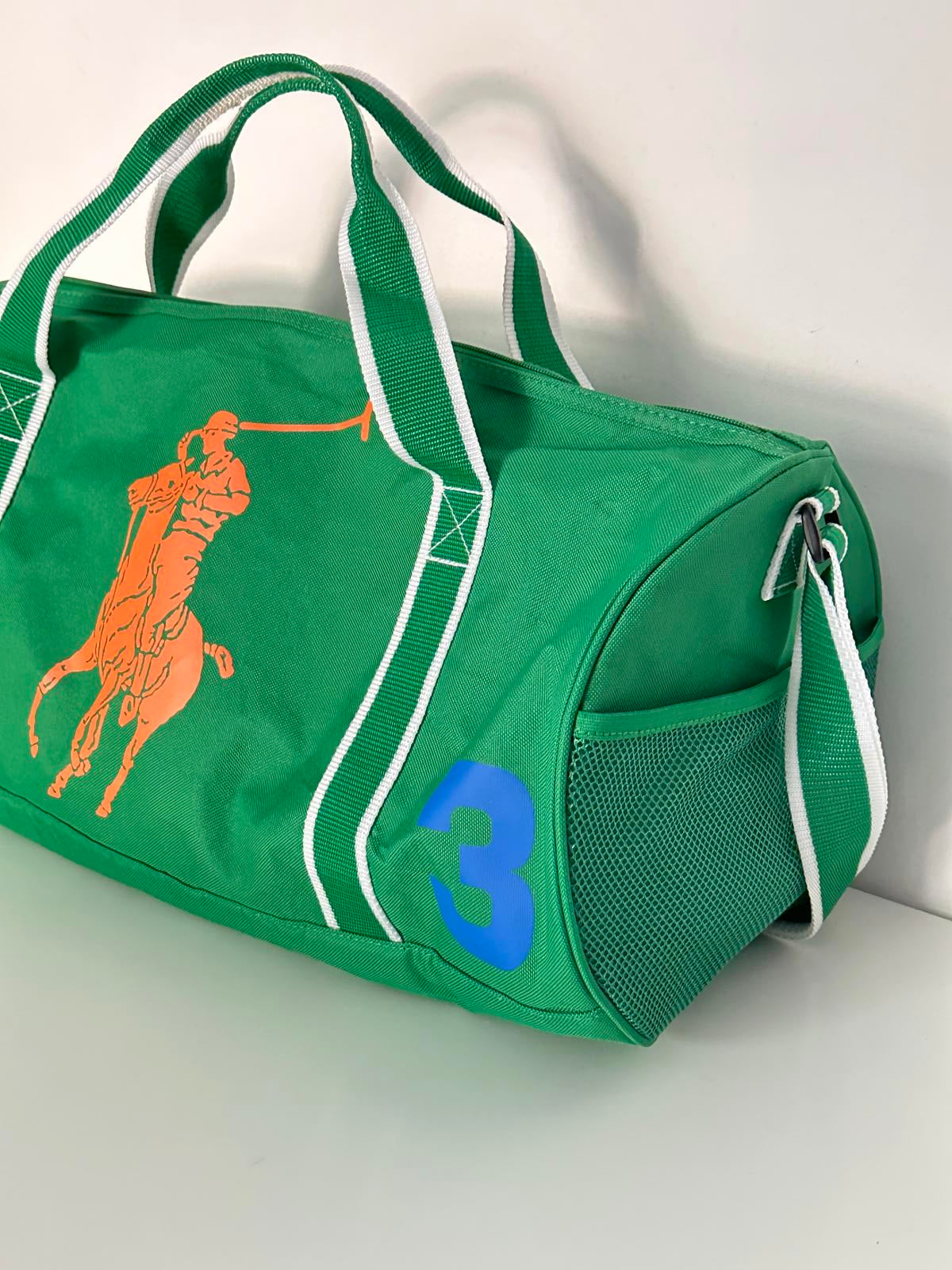 Ralph Lauren Big Pony Collection Green Duffel Bag – Iconic Sports Travel Holdall