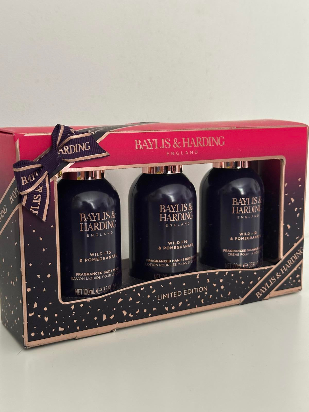 Baylis & Harding Limited Edition Wild Fig & Pomegranate Gift Set – 3 x 100ml