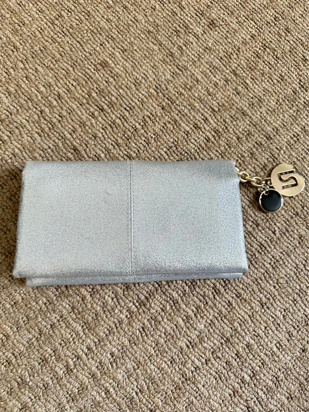 Elegant Silver Clutch by River Island