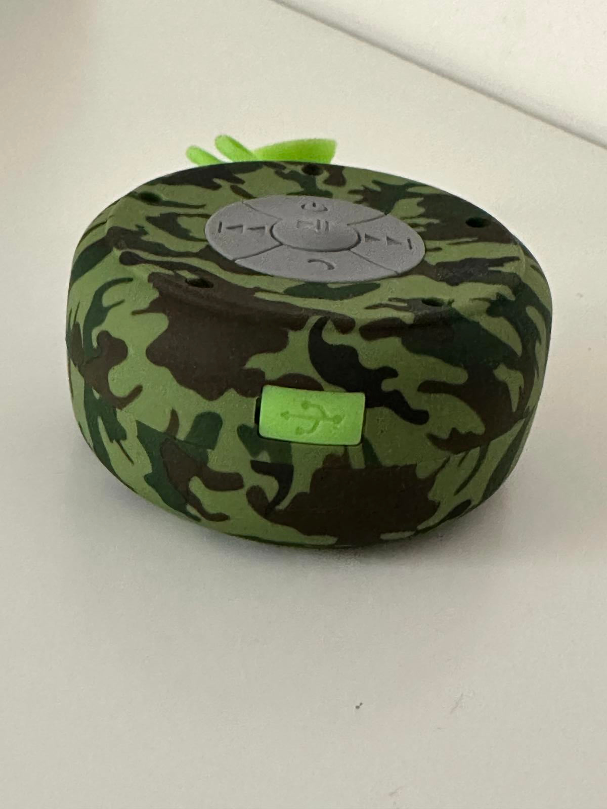 Camo Waterproof Bluetooth Shower Speaker