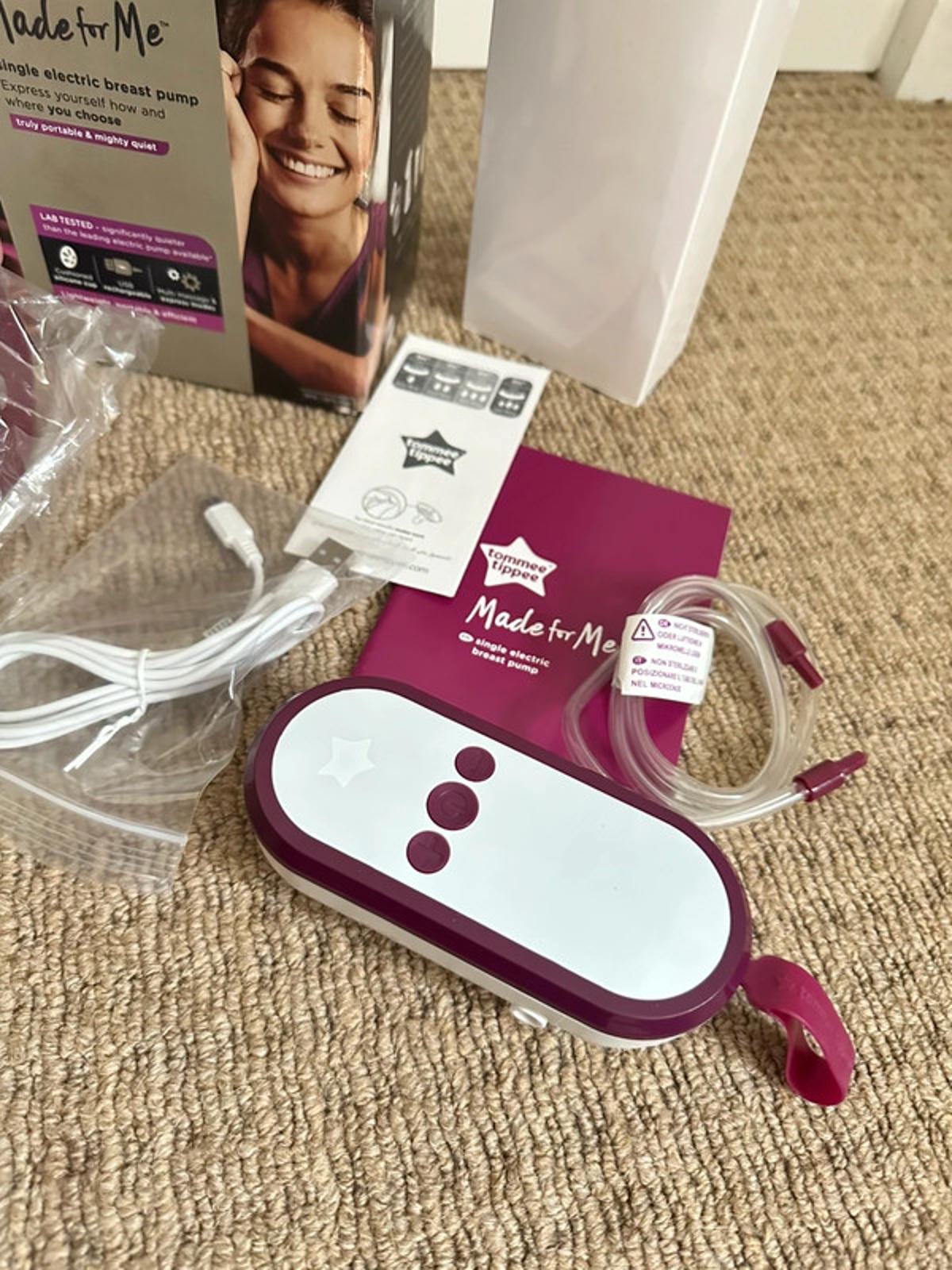 Tommee Tippee Made for Me Single Electric Breast Pump - Complete Set
