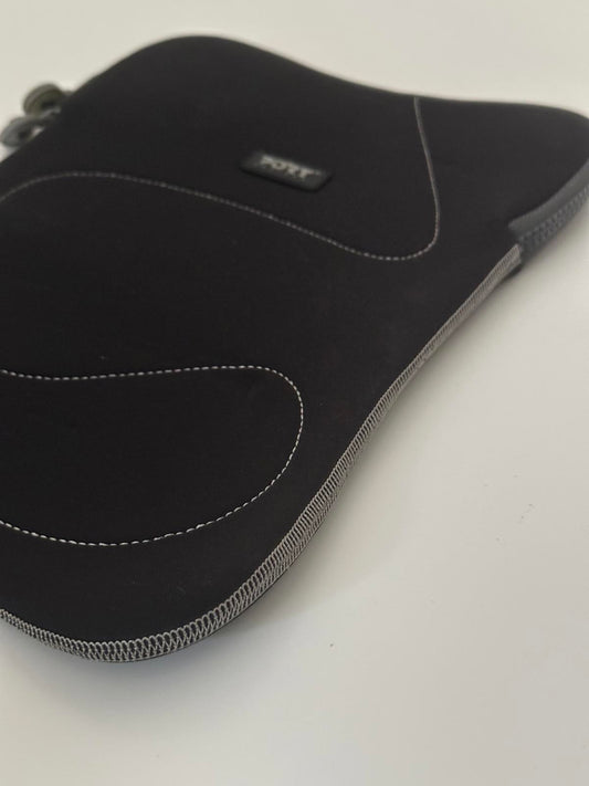 Port Black Laptop Sleeve – Lightweight Neoprene Case with Zip Closure