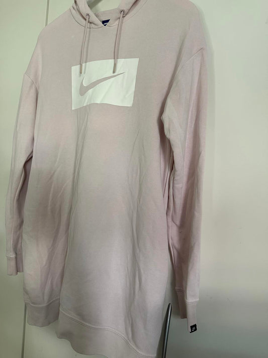 Nike Pink Hoodie Sweatshirt – Small Logo Pullover
