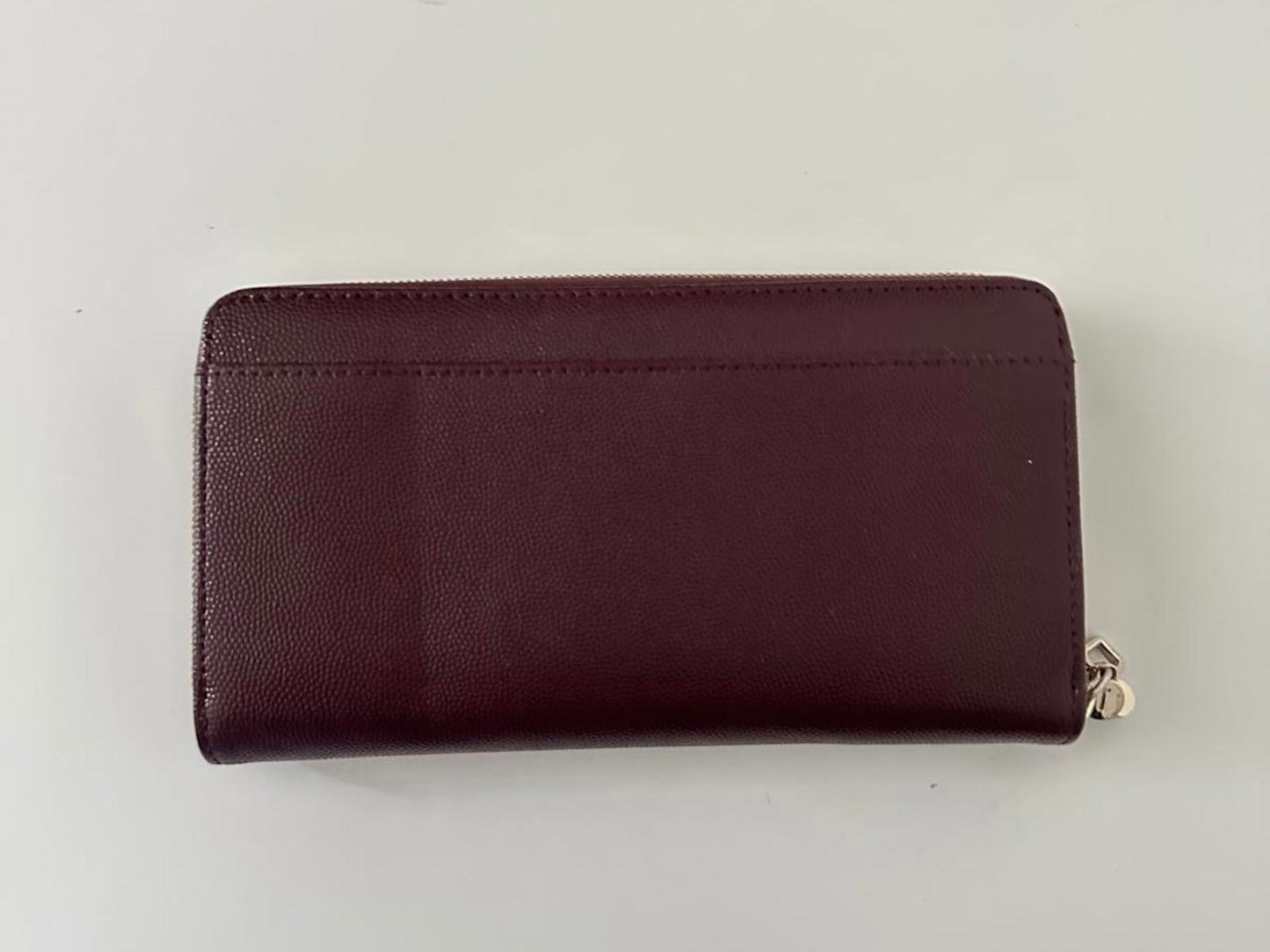 Ted Baker Zip-Around Leather Wallet – Burgundy
