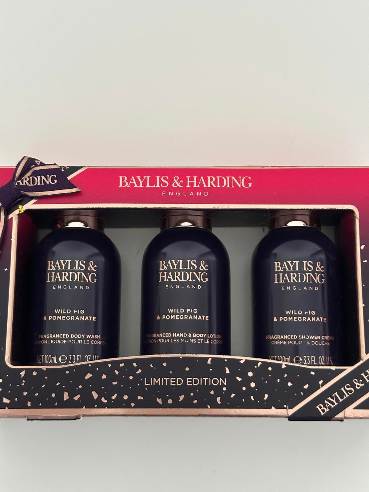 Baylis & Harding Limited Edition Wild Fig & Pomegranate Gift Set – 3 x 100ml