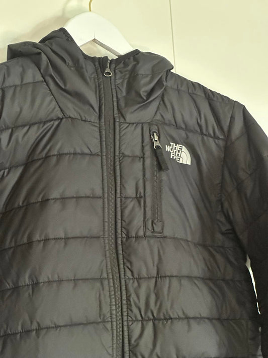 The North Face Youth XL Black Puffer Jacket with Hood