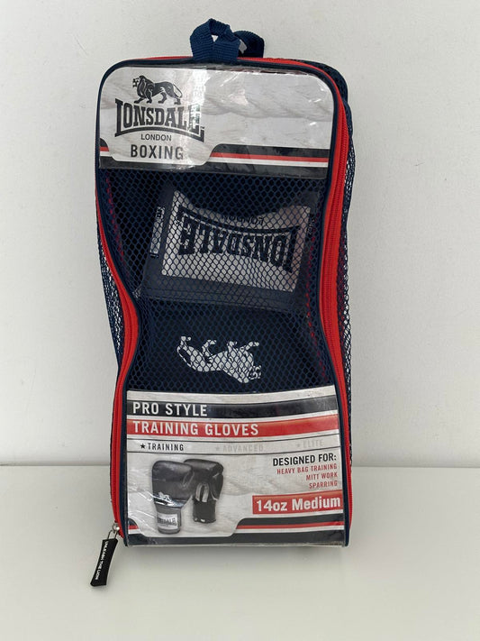 Lonsdale Pro Style 14oz Medium Training Gloves – Advanced Cushioning