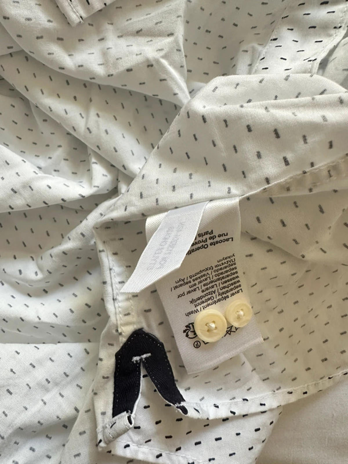 Lacoste Men's Casual Shirt with Dots