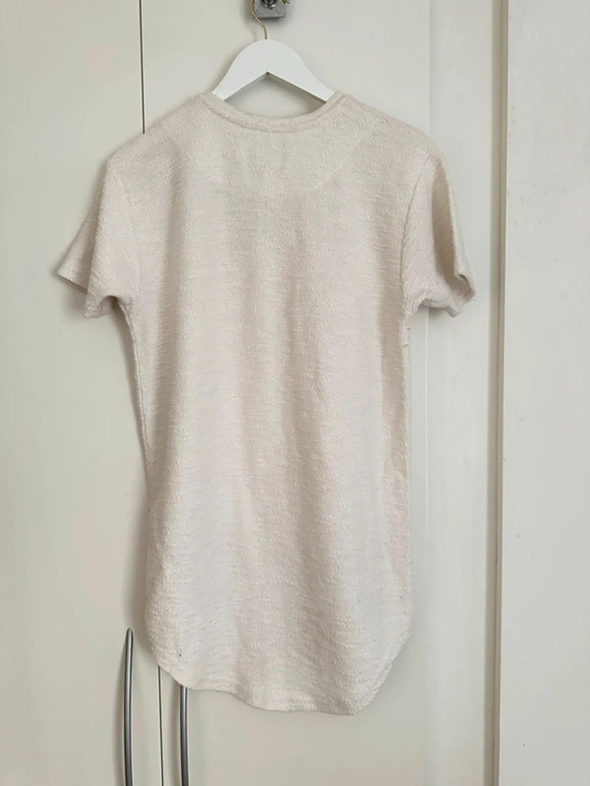 SikSilk Men's Short Sleeve T-Shirt in Cream