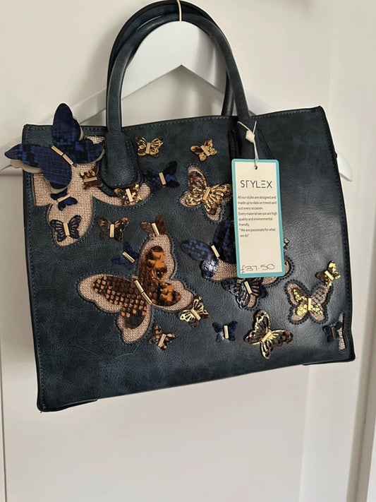 Stylish Butterfly Embellished Handbag by Stylex