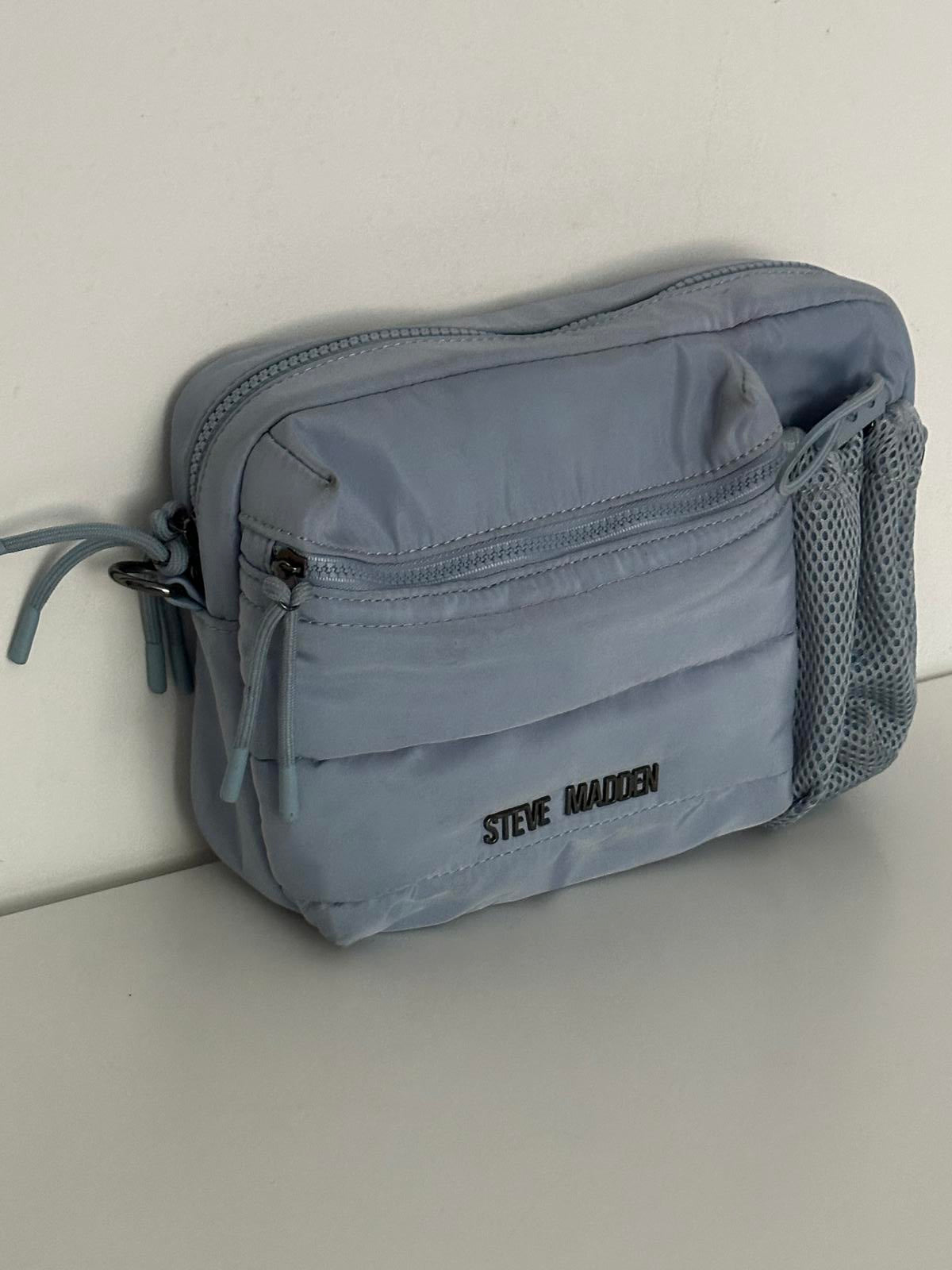 Steve Madden Light Blue Crossbody Bag with Adjustable Strap