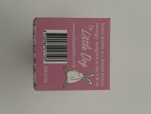 Rufus Rabbit ‘Rubie Rabbit’ Baby Rattle – Gift Boxed