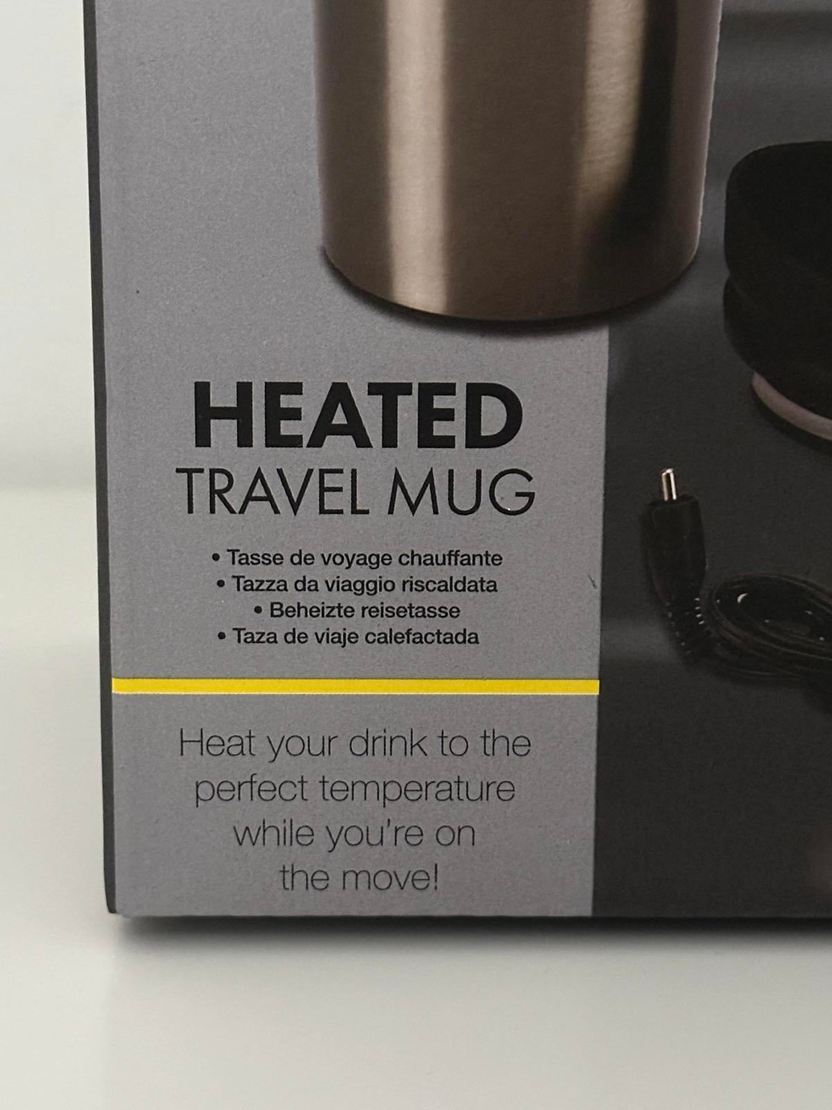 Ingenious Heated Travel Mug – 12V Stainless Steel Digital Display Car Mug