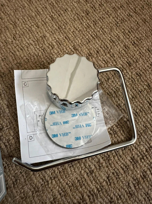 MioMare Toilet Roll Holder - Suction Cup & Adhesive