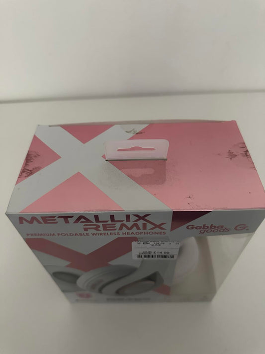 Gabba Goods Metallix Remix Wireless Bluetooth Foldable Headphones