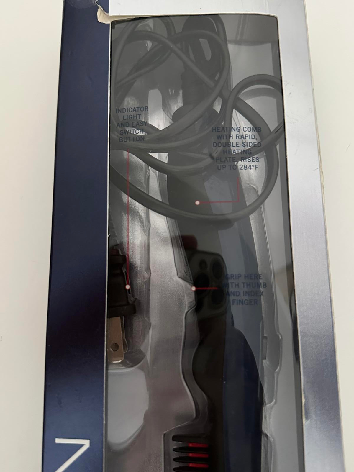 Nautica Heated Hair & Beard Comb Professional Styling Tool