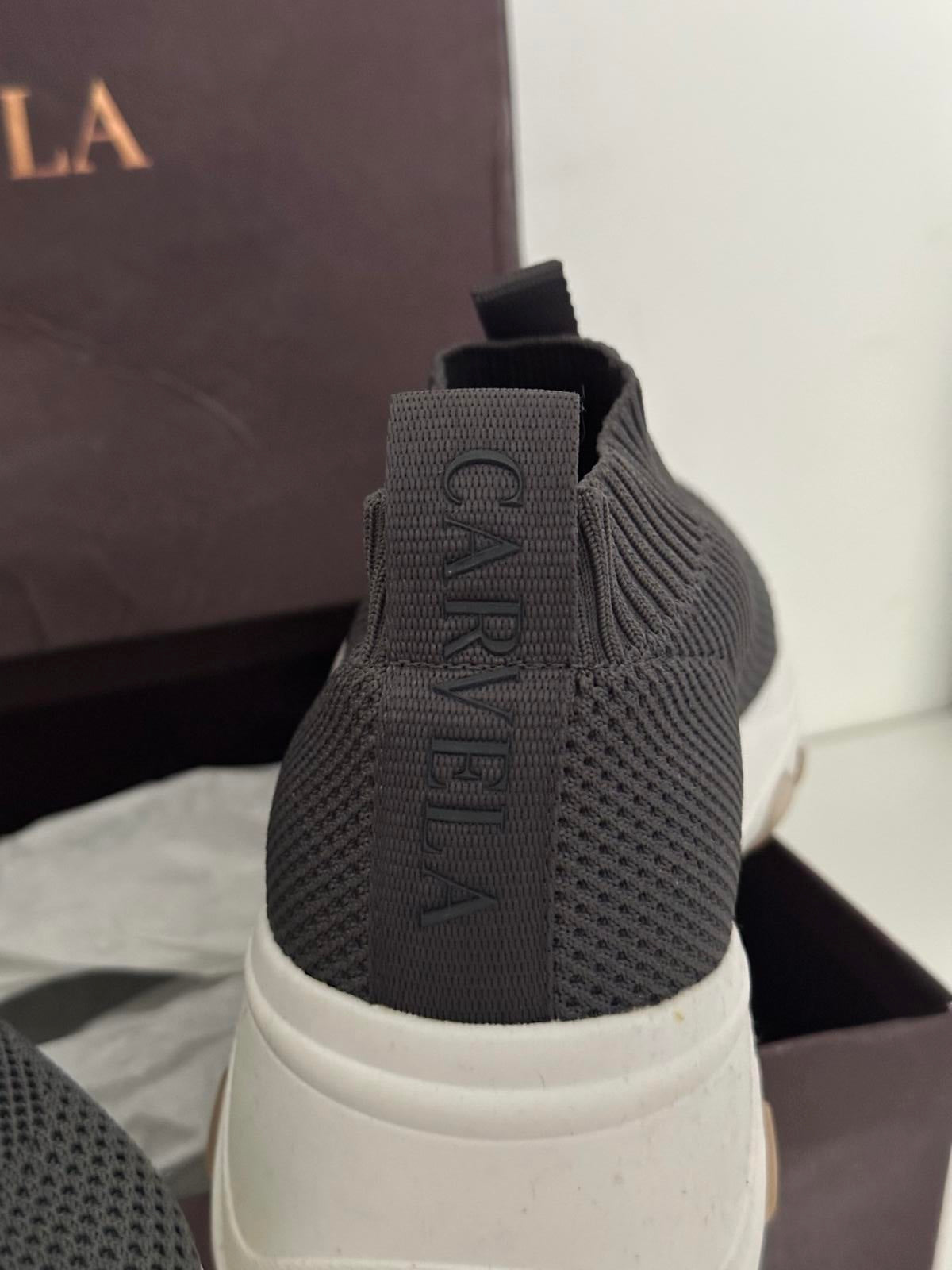 Carvela Women’s “Lottery” Grey Sock Trainers