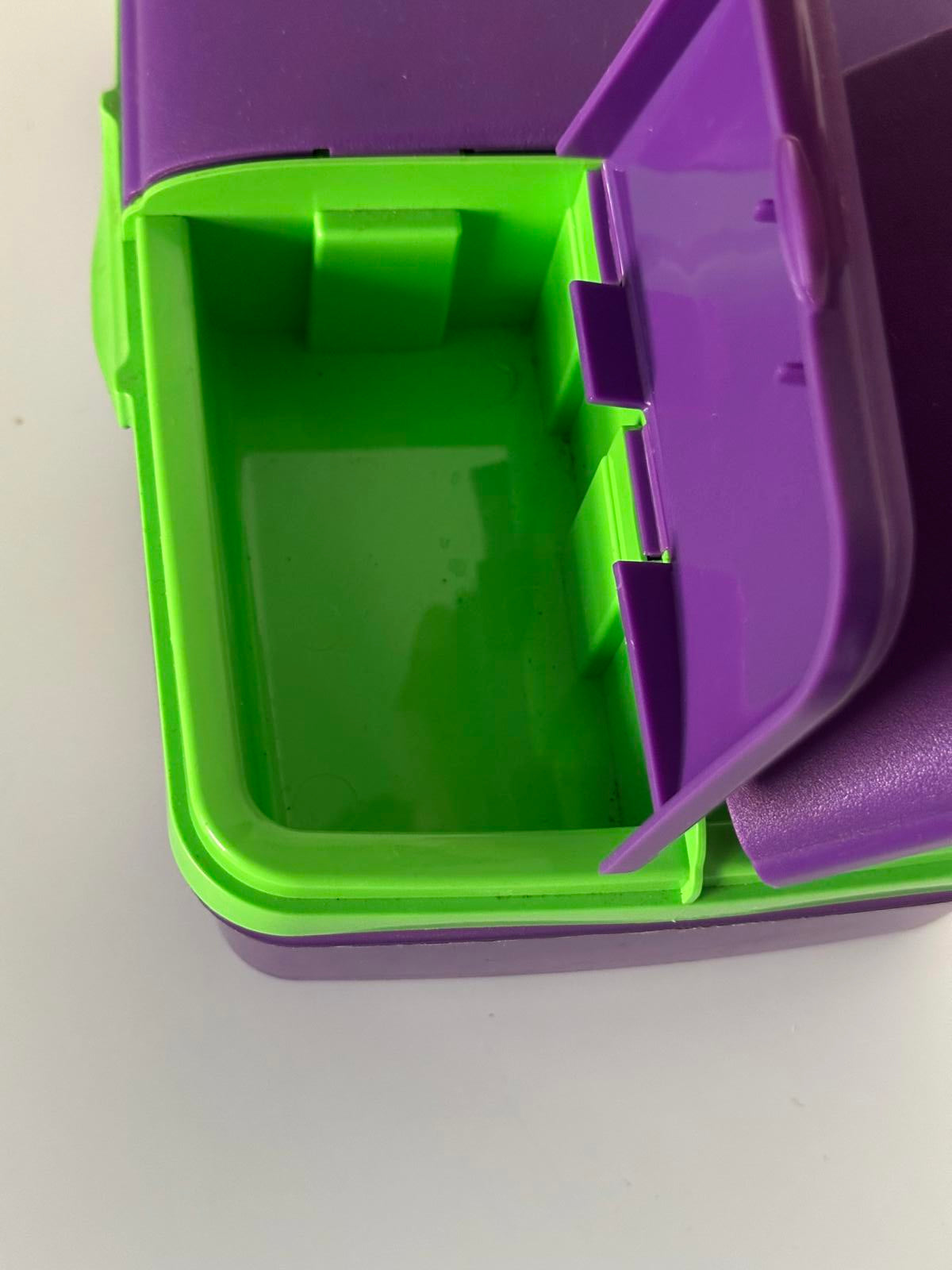 Sistema Slimline Quaddie Lunch Box โ 1.5L BPA Free Purple/Green