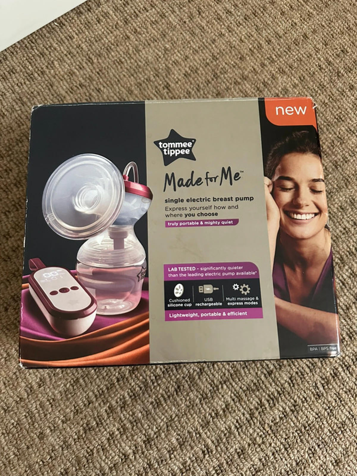 Tommee Tippee Made for Me Single Electric Breast Pump - Complete Set