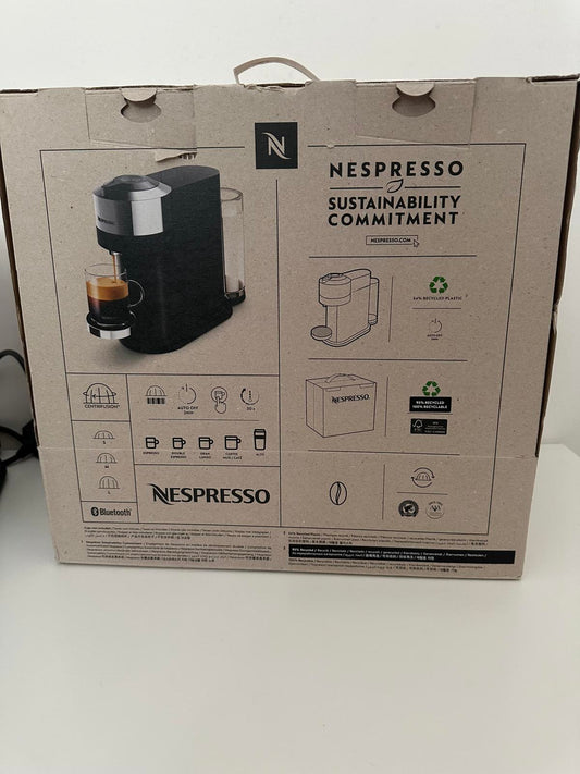 Nespresso Vertuo Next Coffee Machine – Chrome Black | With Box