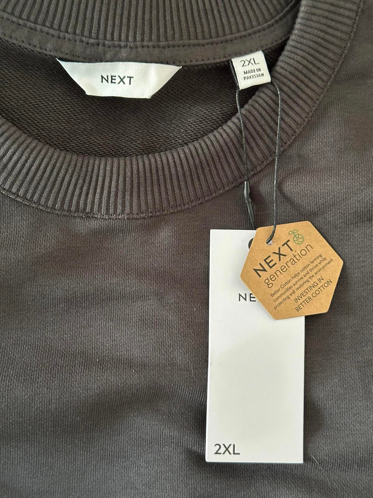 Next Men’s Oversized Charcoal Grey T-Shirt 2XL