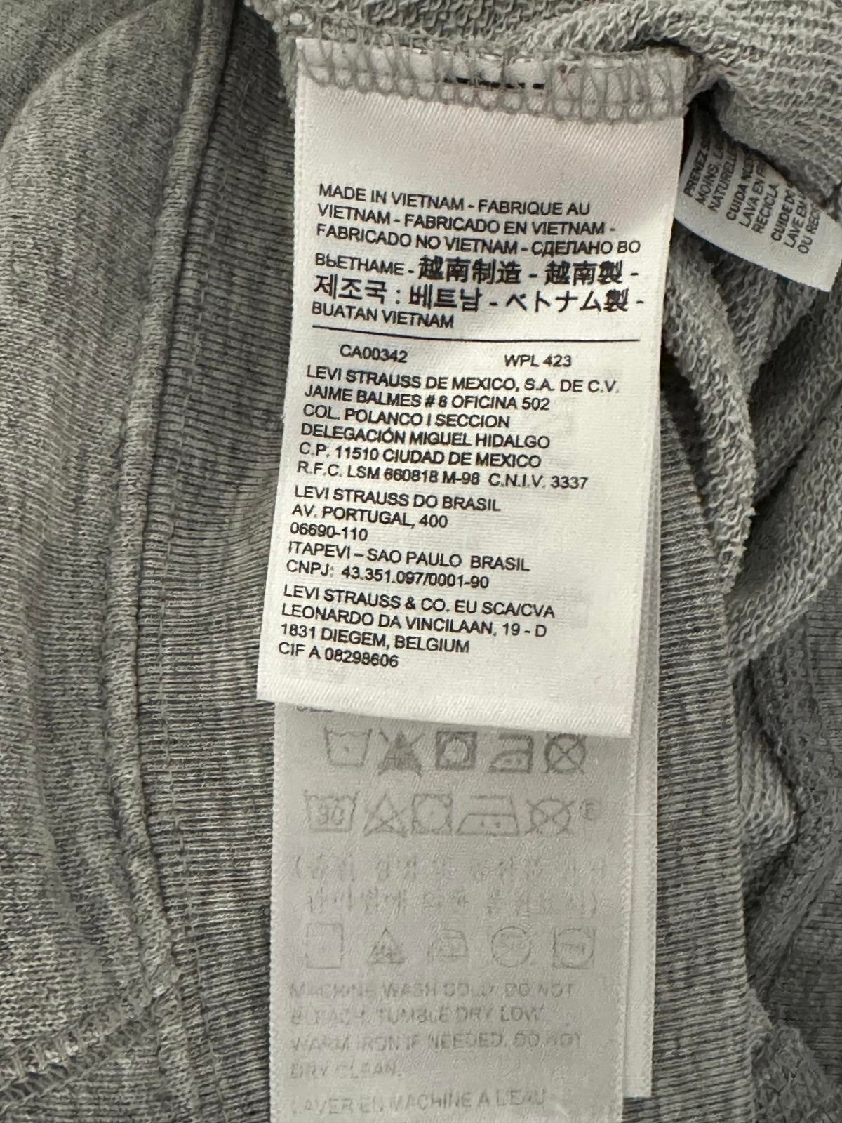 Levi’s classic grey logo hoodie – large