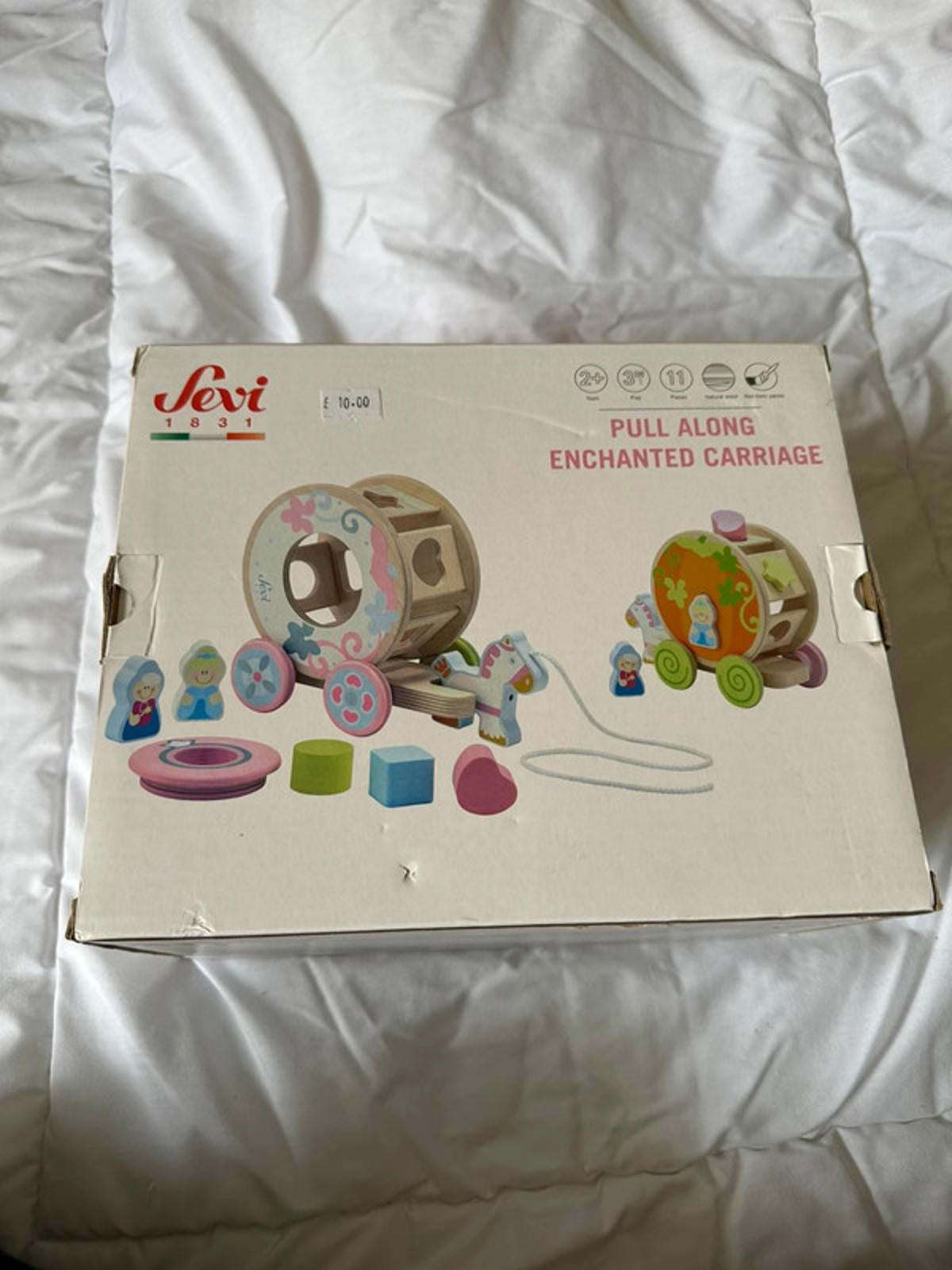 Sevi Pull Along Enchanted Carriage