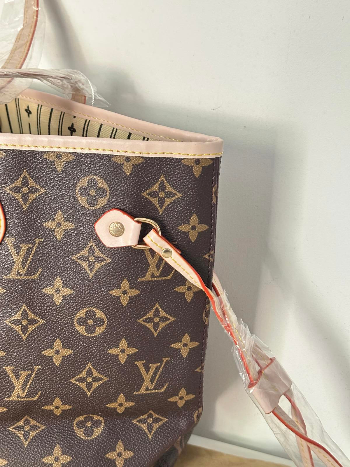 Louis Vuitton Neverfull Monogram Tote with Pouch