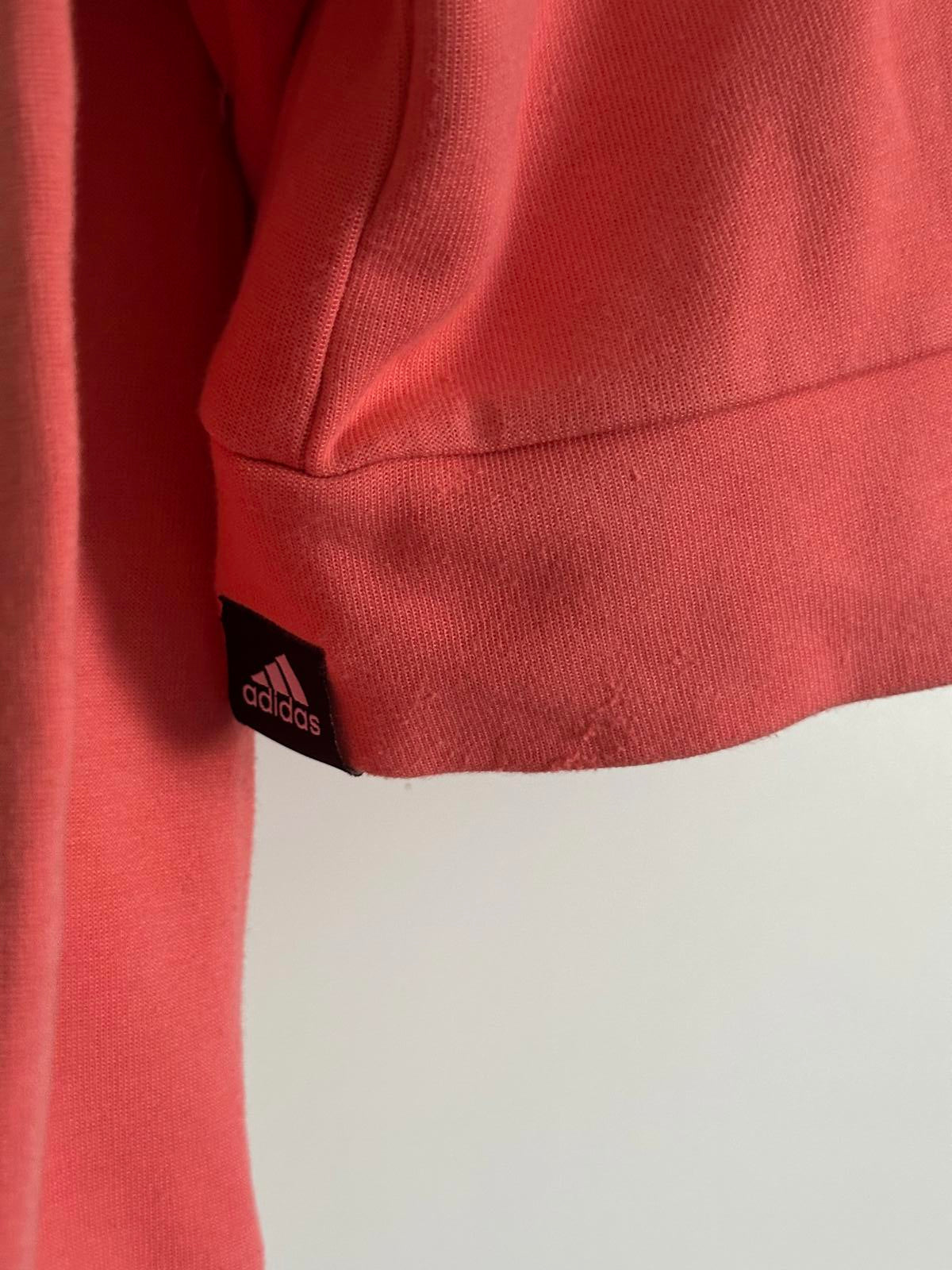 Adidas Pink Hoodie with Back Zip
