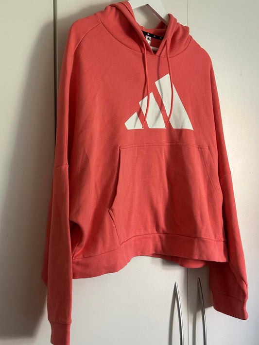 Adidas Pink Hoodie with Back Zip
