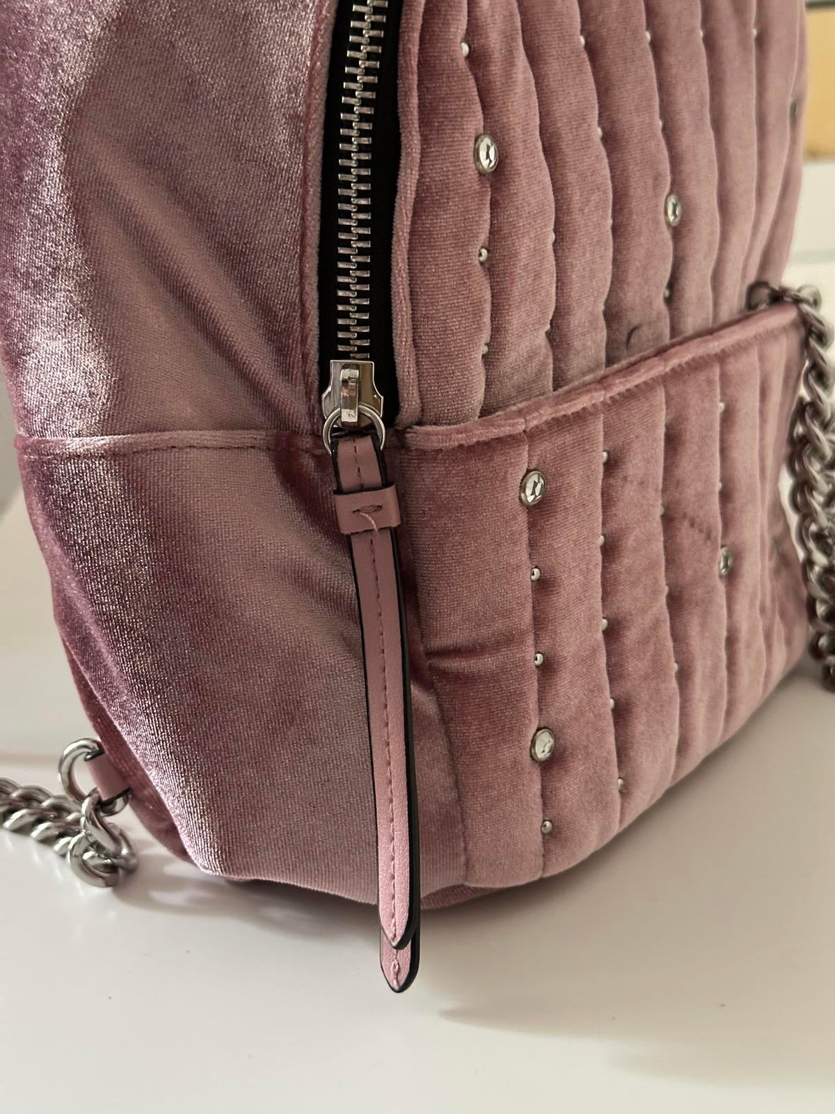 Victoria’s Secret Pink Velvet Studded Backpack
