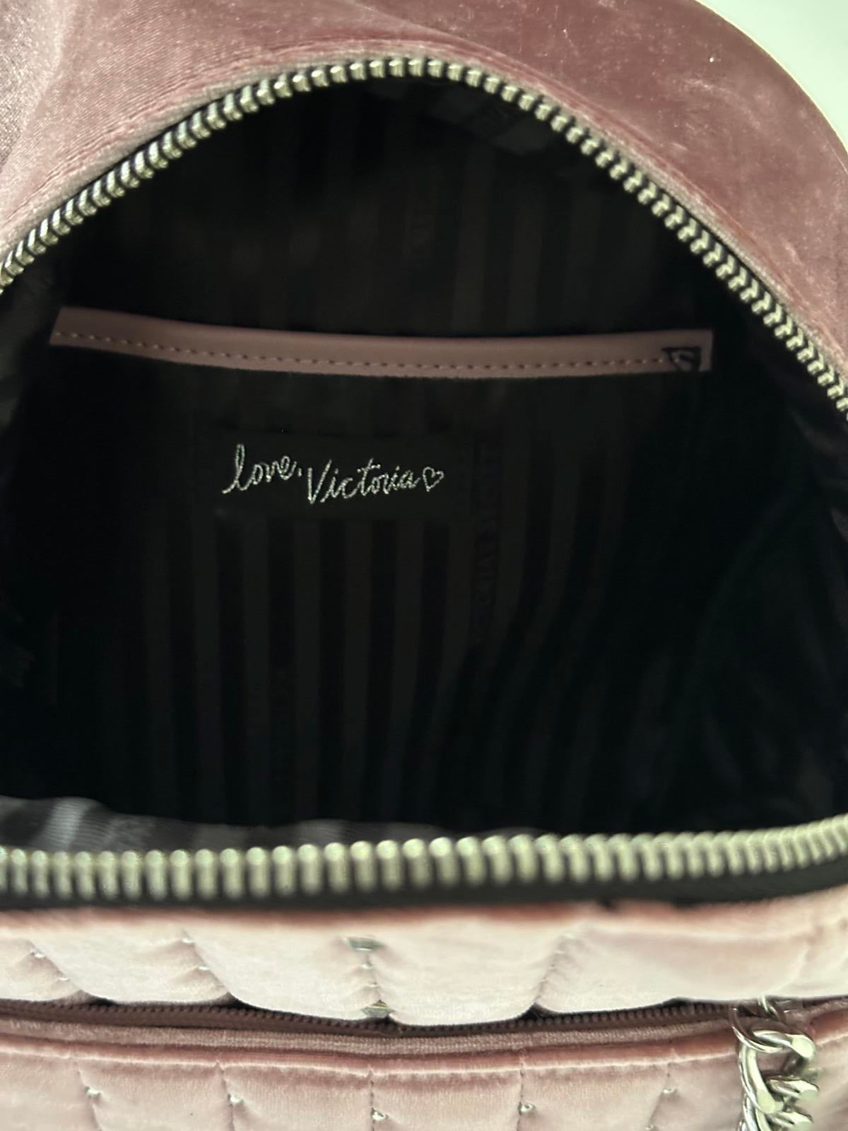 Victoria’s Secret Pink Velvet Studded Backpack