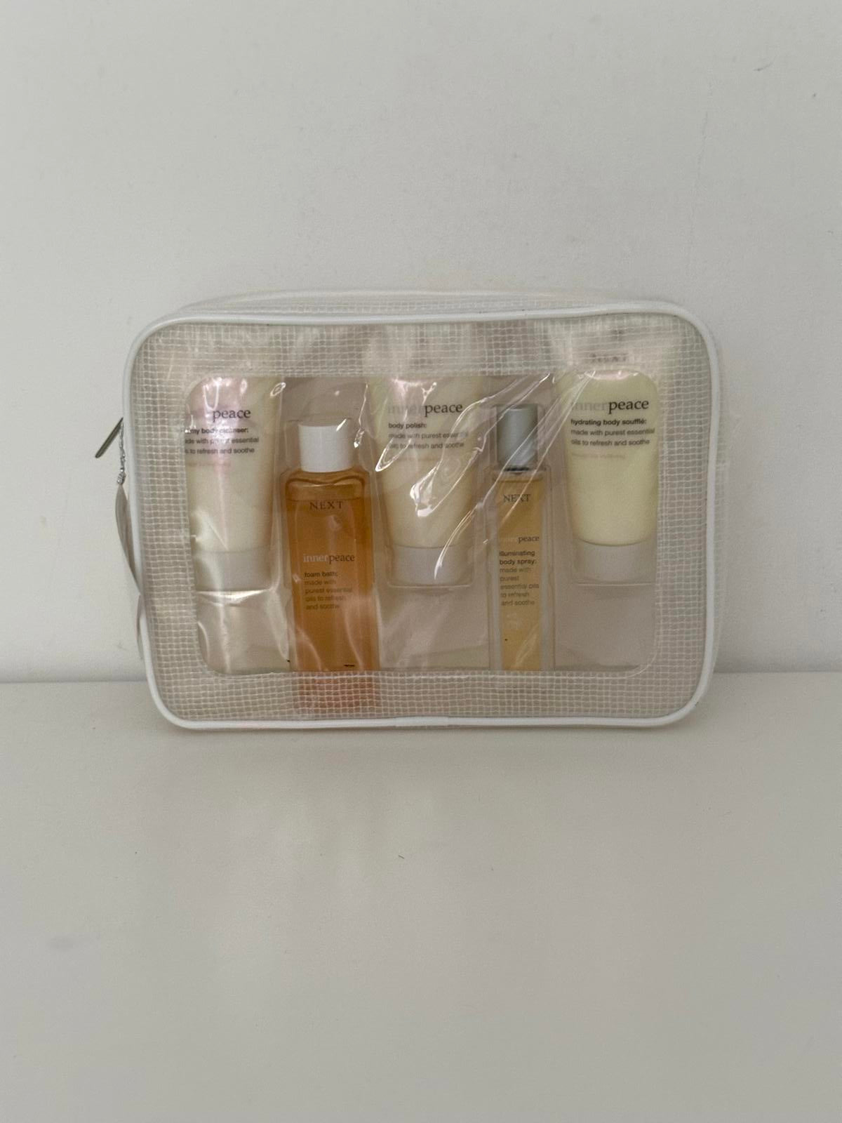 Next Inner Peace Pamper Gift Set – 5 Essentials in Zip Pouch