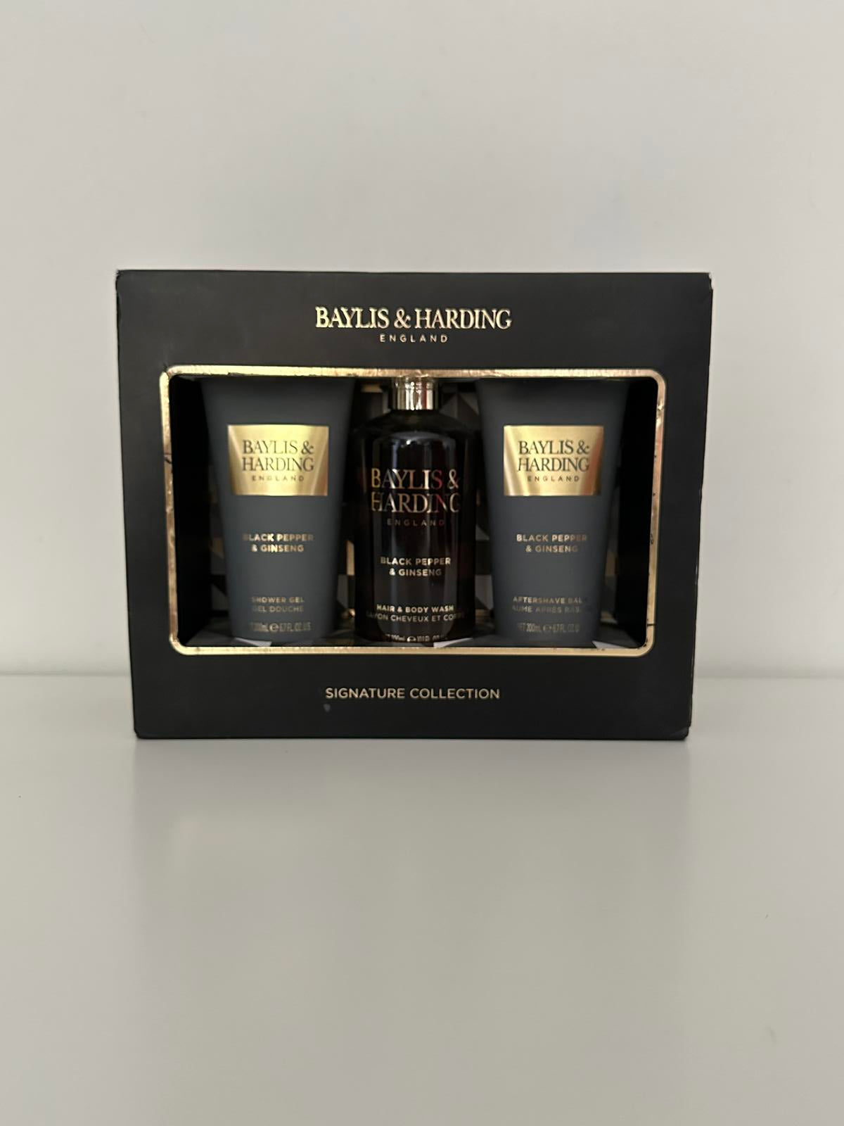 Baylis & Harding Black Pepper & Ginseng Men’s Gift Set – Signature Collection