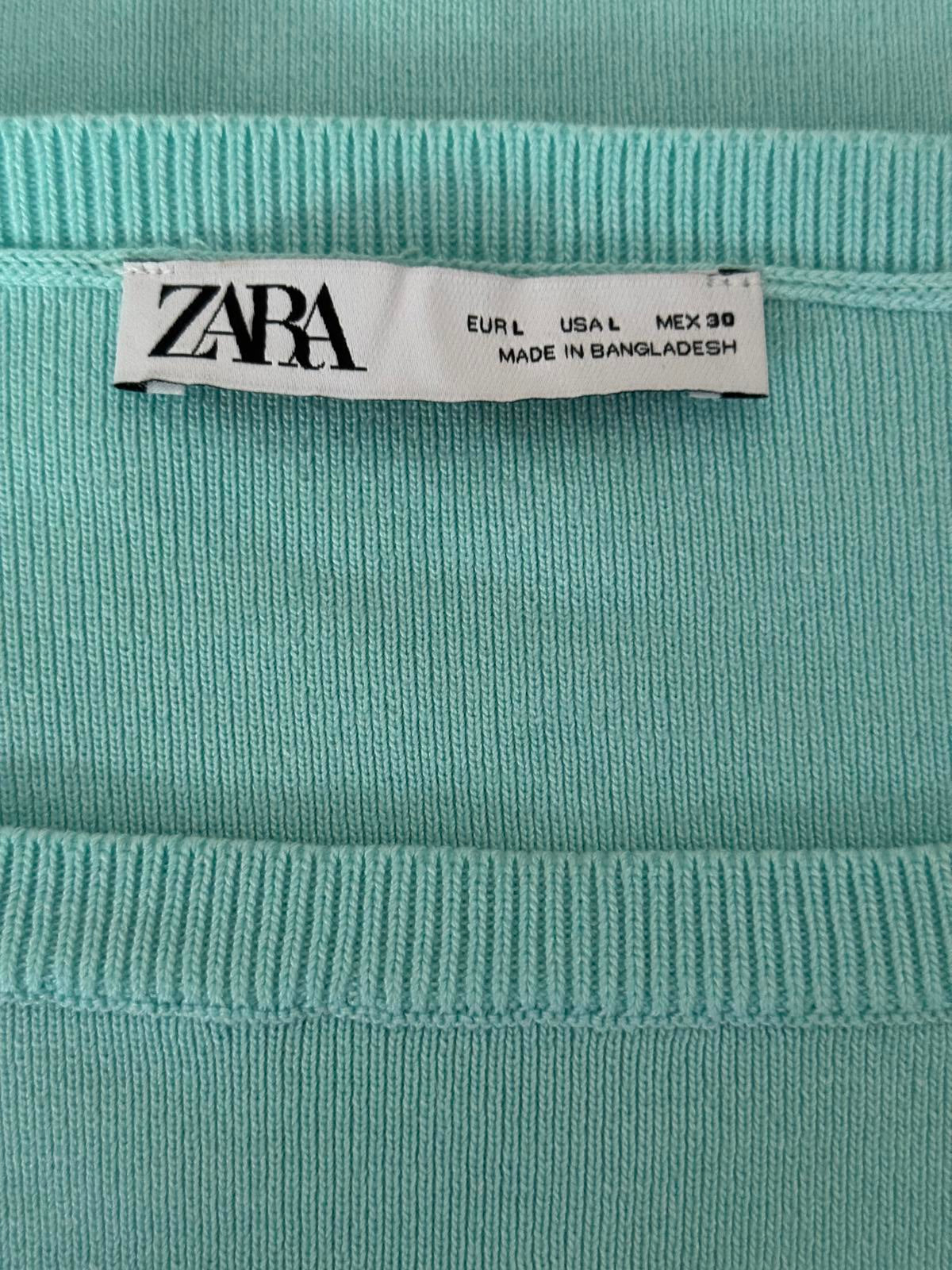 ZARA women’s ribbed knit top & dress bundle – 4 pieces