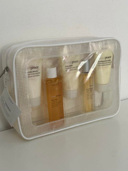 Next Inner Peace Pamper Gift Set – 5 Essentials in Zip Pouch