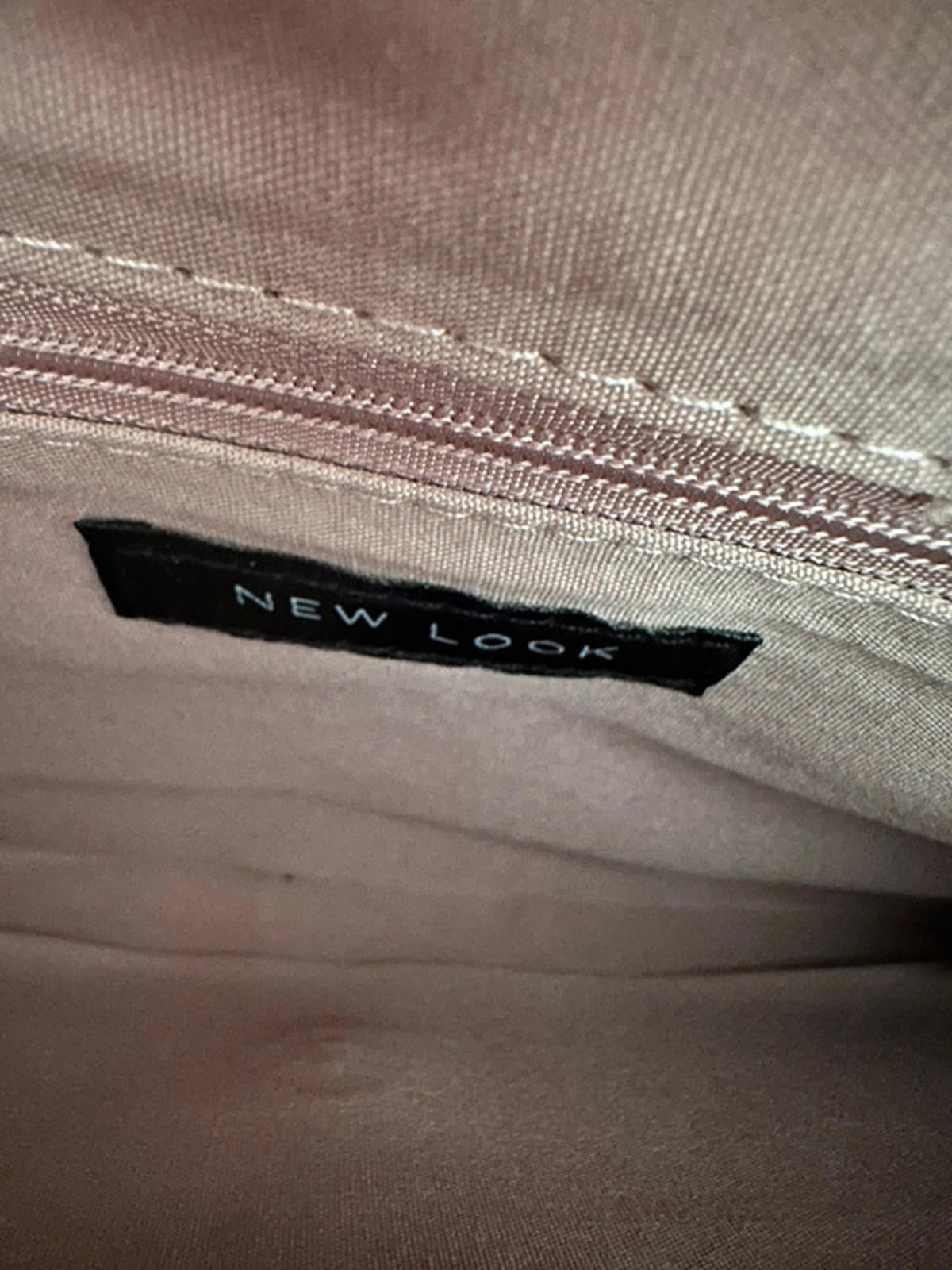 New Look Pink Suede Clutch Bag