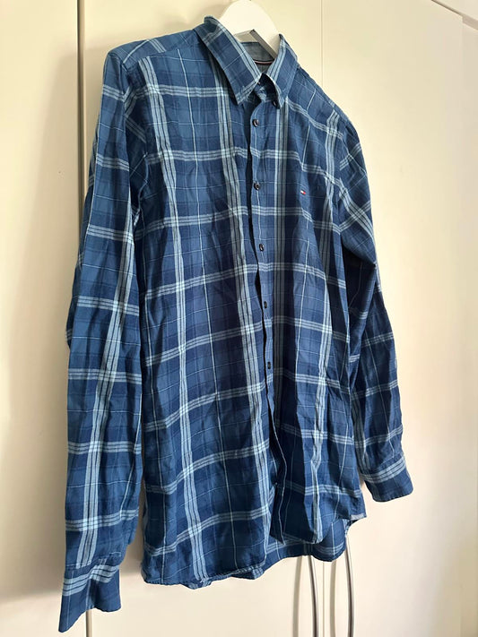 Tommy Hilfiger Real Indigo Check Shirt – Medium