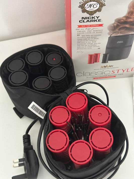 Nicky Clarke Classic Style 12 Heated Rollers – 25mm