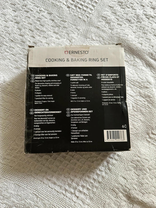 Ernesto Cooking & Baking Ring Set - 6 Pieces