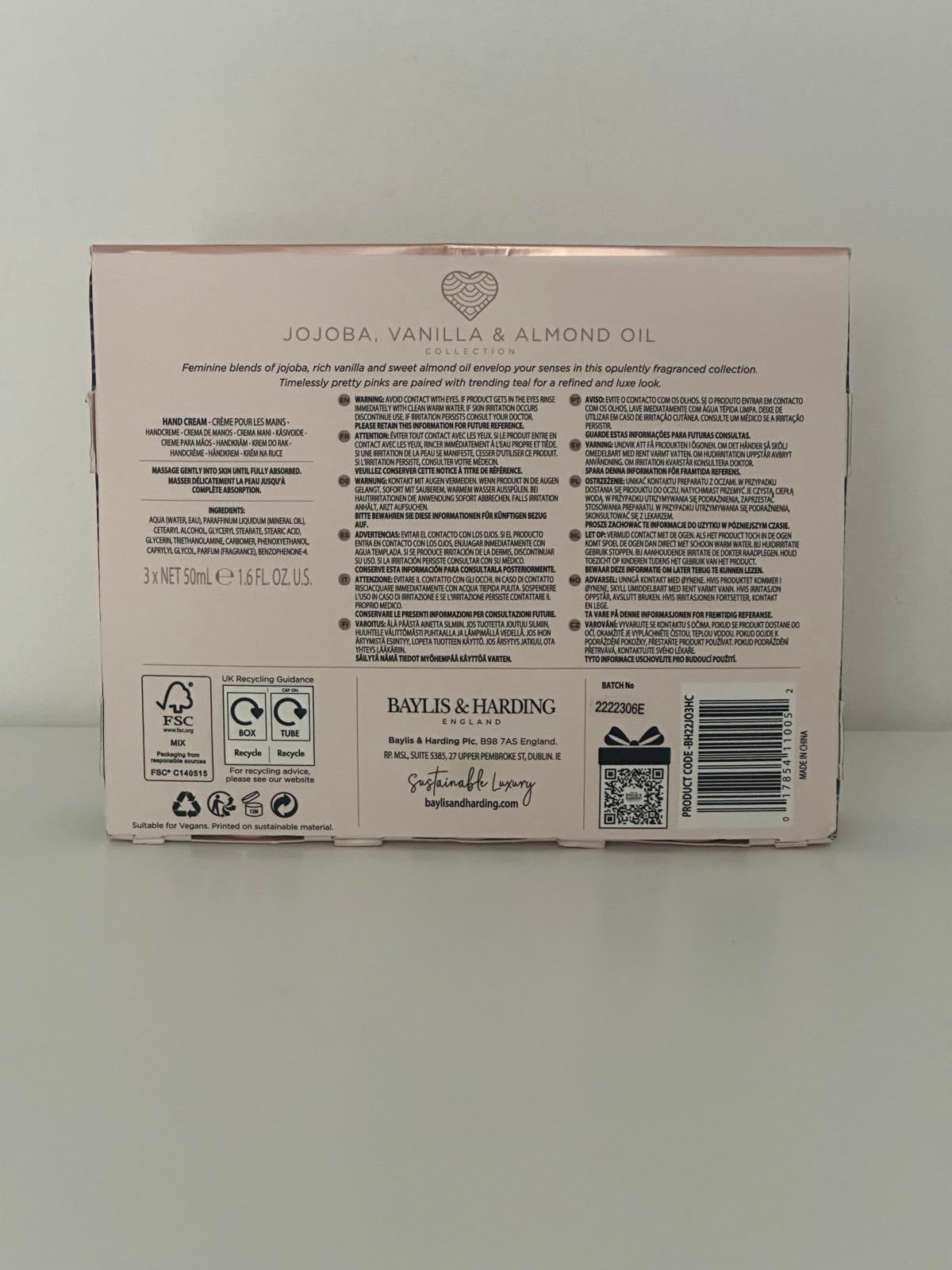 Baylis & Harding Hand Cream Trio – Signature Collection